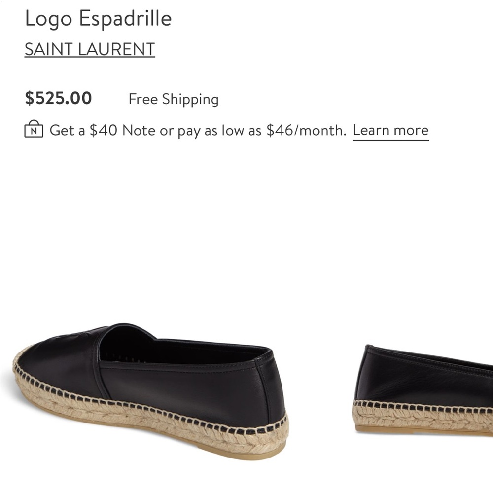 Saint Laurent Espadrilles